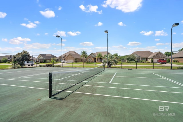 view of sport court