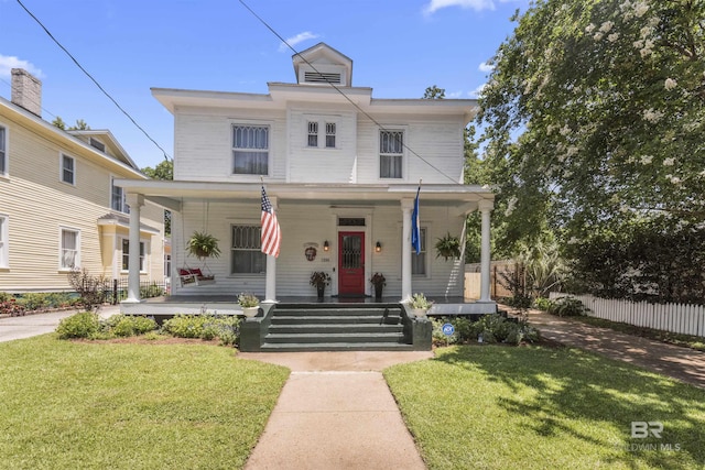 1206 Palmetto St, Mobile, AL 36604 - view of front facade with a porch