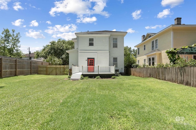 1206 Palmetto St, Mobile, AL 36604 - rear view of house featuring a deck