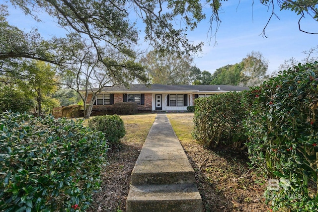 view of ranch-style house