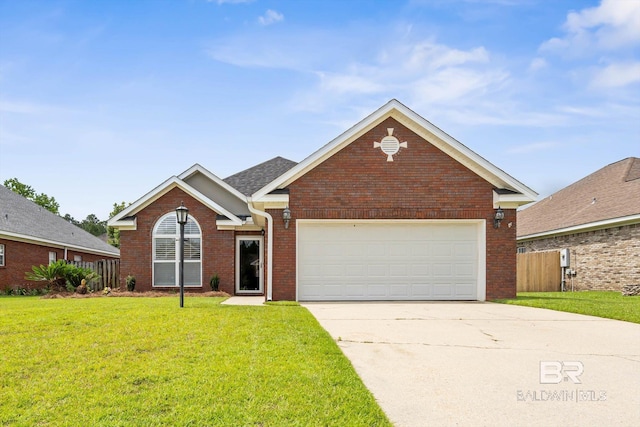 999 Weatherby St, Saraland, AL 36571 - view of front of property featuring brick siding, driveway, and an attached garage