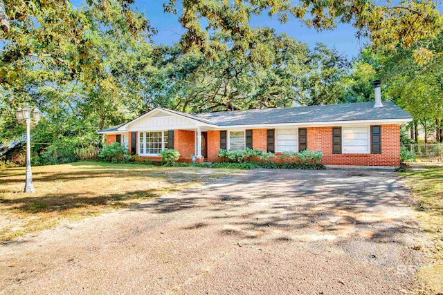 view of ranch-style home