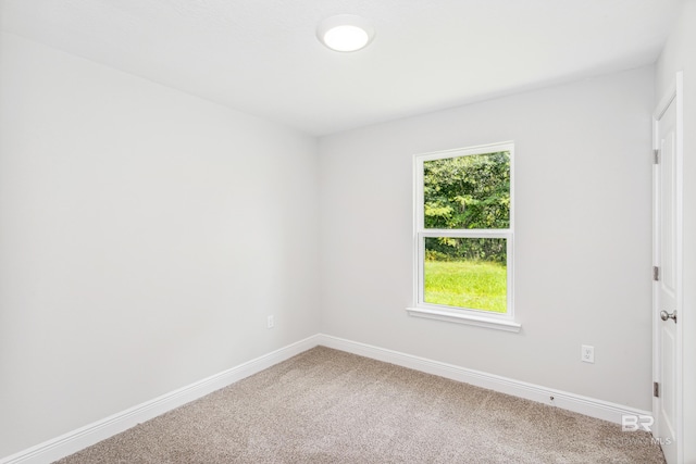 unfurnished room featuring carpet floors