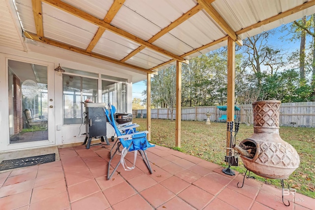 view of patio