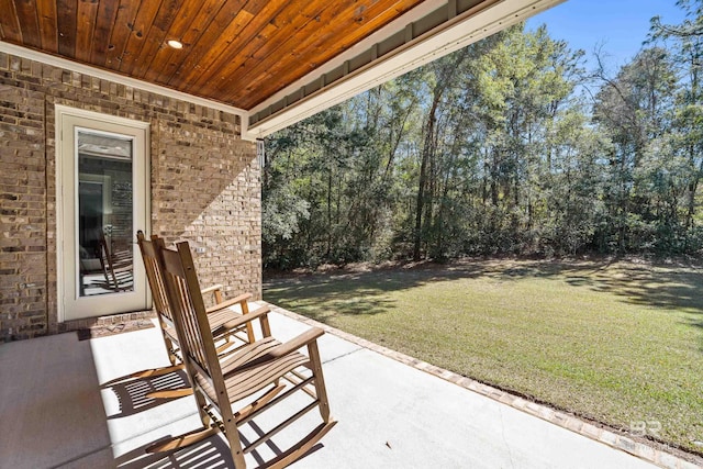 view of patio