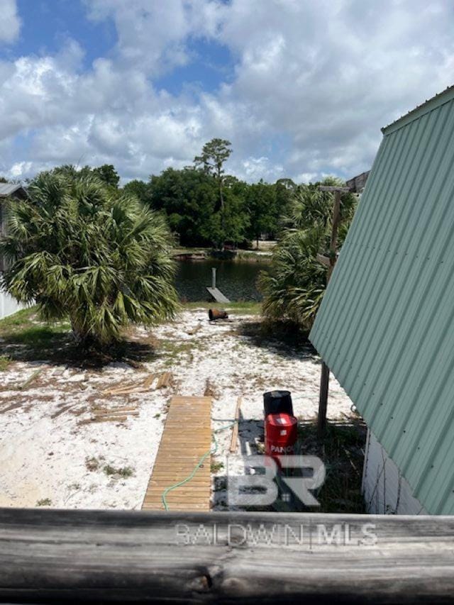 26225 Marina Rd, Orange Beach, AL 36561 - view of yard with a water view