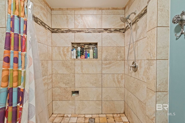 bathroom with walk in shower