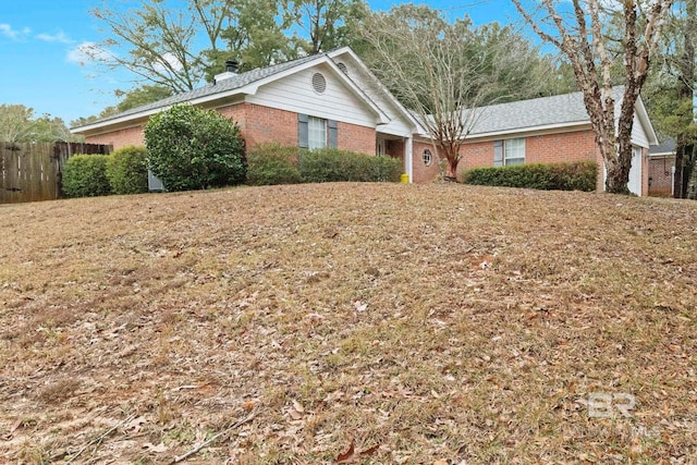 view of ranch-style house