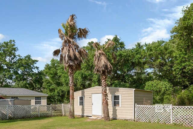 1180 Dawes Rd, Mobile, AL 36695 - view of shed featuring fence