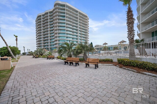 view of property's community