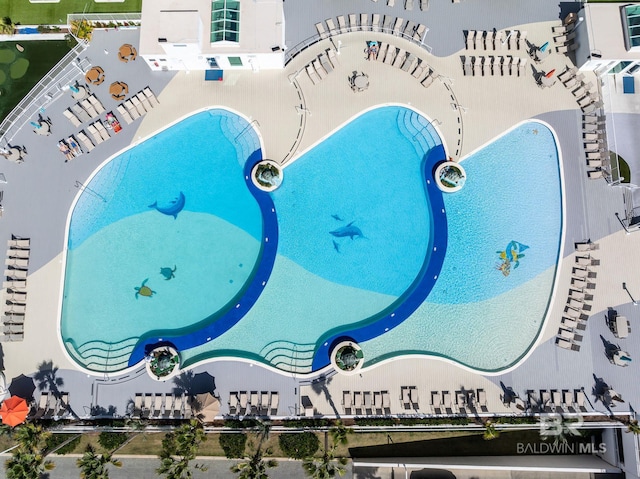 drone / aerial view
