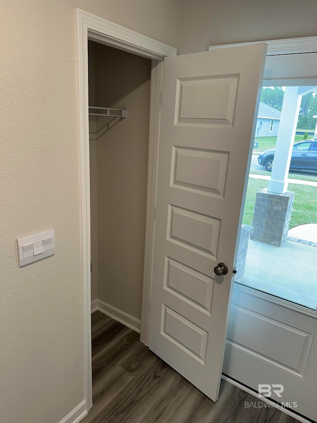 view of closet