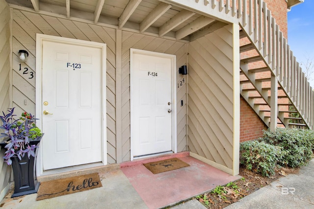 view of property entrance