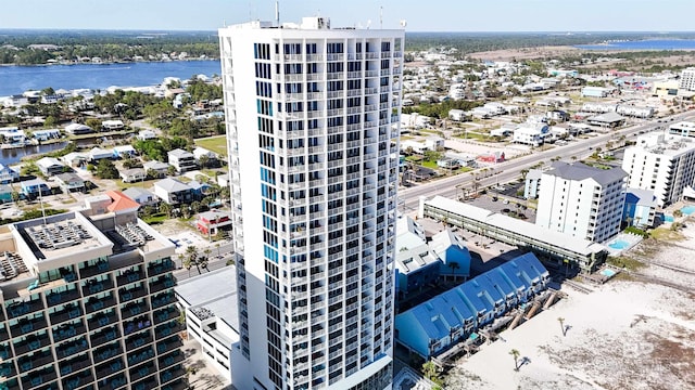 521 W Beach Blvd Unit 501, Gulf Shores, AL 36542 - aerial view featuring a city view and a water view