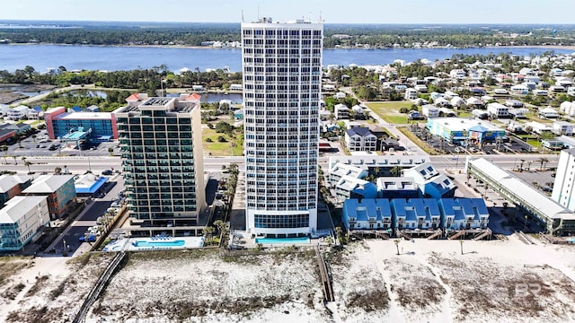 521 W Beach Blvd Unit 501, Gulf Shores, AL 36542 - birds eye view of property featuring a water view