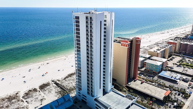 521 W Beach Blvd Unit 501, Gulf Shores, AL 36542 - bird's eye view featuring a water view and a view of the beach