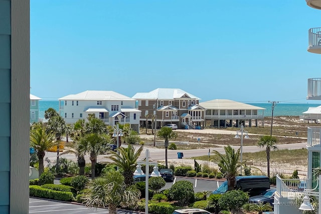 view of property with a water view