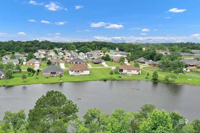 25697 Overlook Dr, Loxley, AL 36551 - aerial perspective of suburban area featuring a large body of water