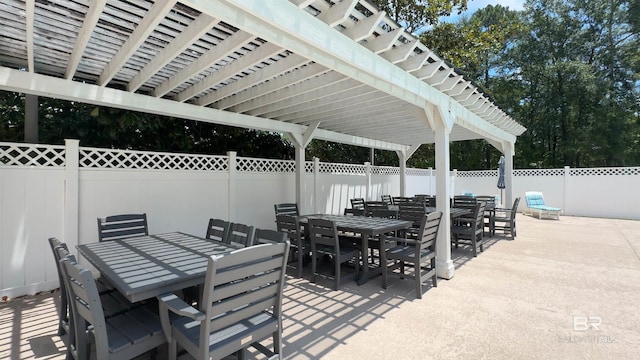 view of patio