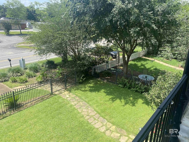 375 S Section St, Fairhope, AL 36532 - view of yard featuring a fenced backyard