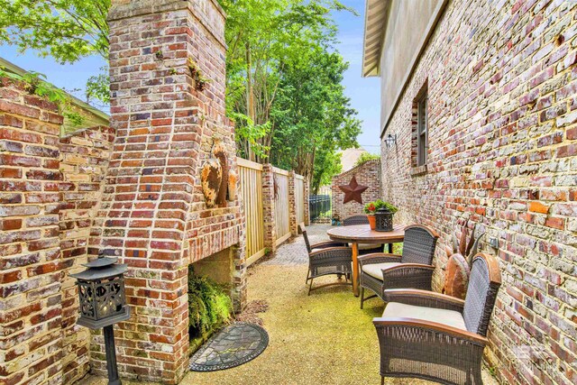 375 S Section St, Fairhope, AL 36532 - view of patio featuring fence