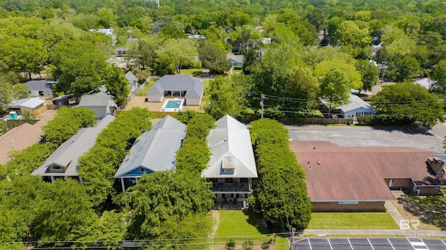 375 S Section St, Fairhope, AL 36532 - bird's eye view with a view of trees and a residential view