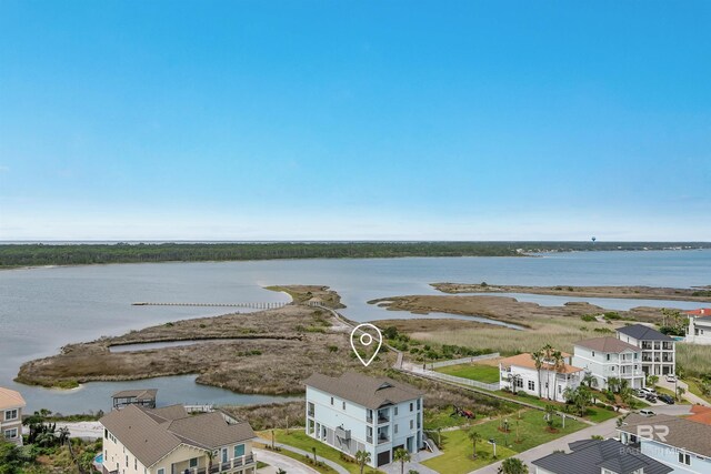 3238 Sea Horse Cir, Gulf Shores, AL 36542 - birds eye view of property featuring a water view