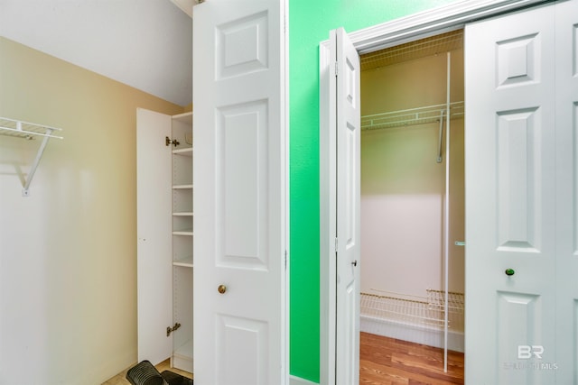 view of closet