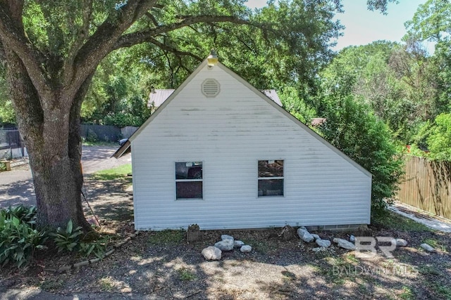 view of home's exterior