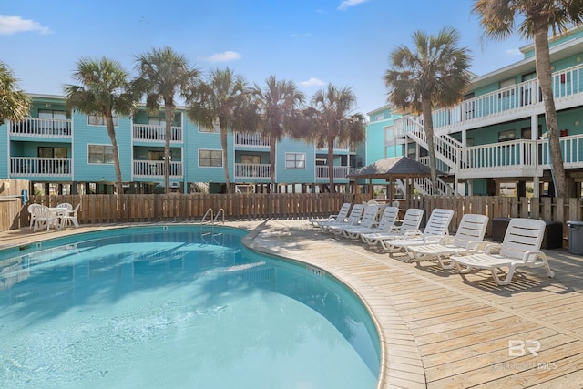 728 W Beach Blvd Unit 104, Gulf Shores, AL 36542 - pool with fence