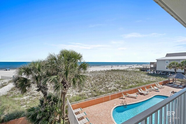 1117 W Beach Blvd Unit 201, Gulf Shores, AL 36542 - water view featuring nearby beach