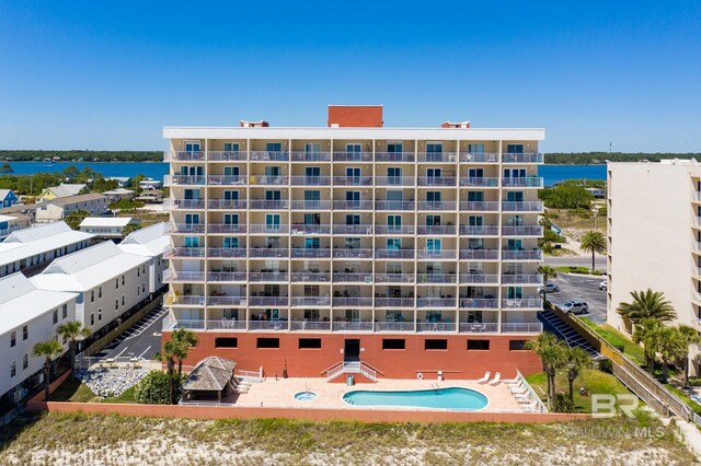 1117 W Beach Blvd Unit 201, Gulf Shores, AL 36542 - view of apartment building / complex with a water view