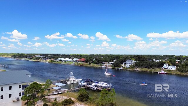 property view of water