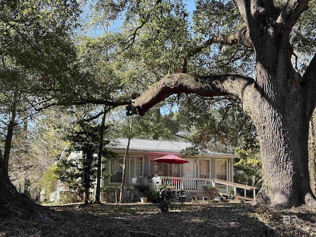 view of rear view of property