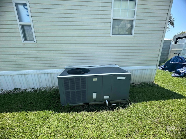 exterior details with cooling unit