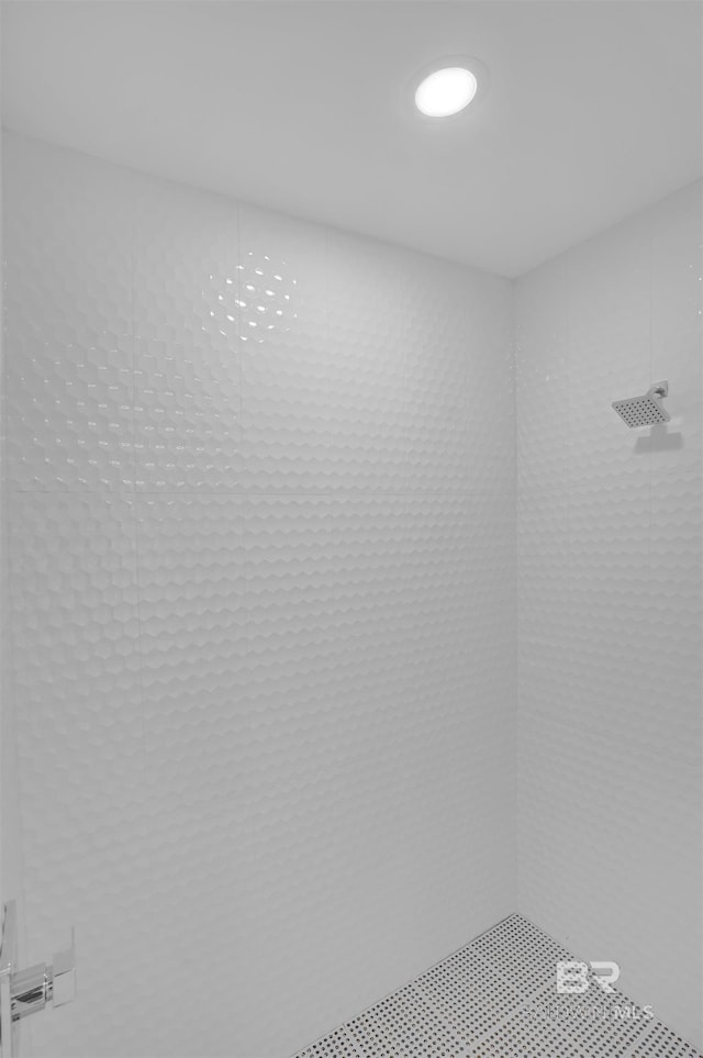 room details featuring tiled shower