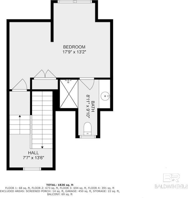 4672 Grander Ct Unit 15B, Orange Beach, AL 36561 - floor plan / room layout