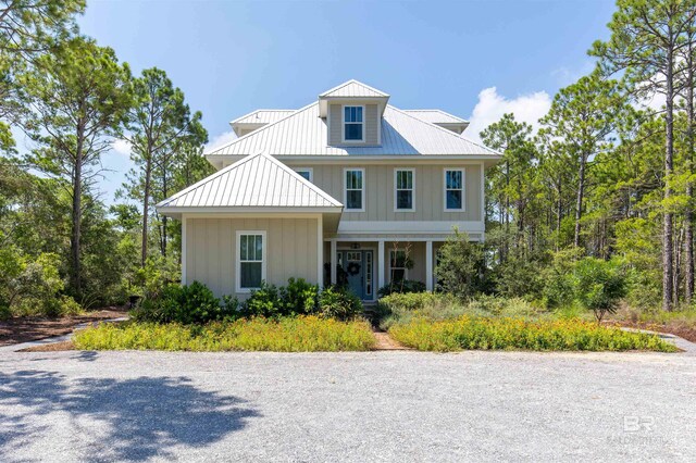 view of front of home