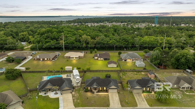 12960 Westfield Loop, Lillian, AL 36549 - aerial view of residential area with a forest