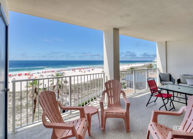 24770 Perdido Beach Blvd Unit 402, Orange Beach, AL 36561 - balcony featuring view of water and beach