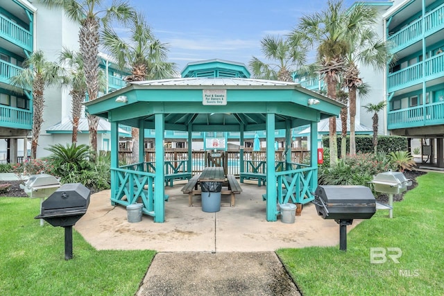952 W Beach Blvd Unit 106, Gulf Shores, AL 36542 - view of home's community featuring a gazebo and a lawn