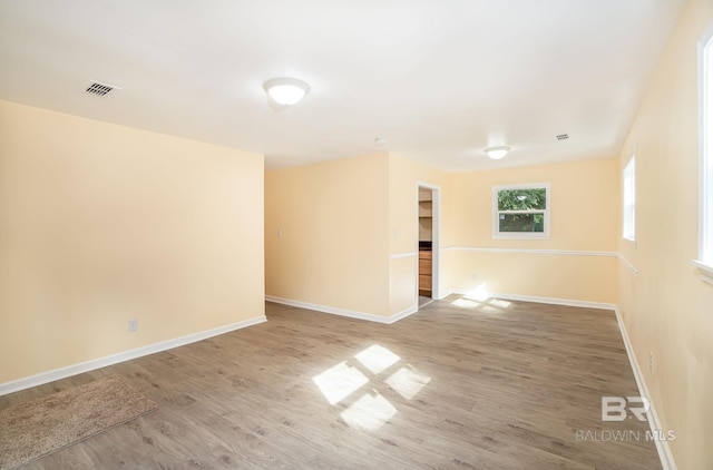 109 Palmer St, Brewton, AL 36426 - unfurnished room with visible vents, baseboards, and wood finished floors