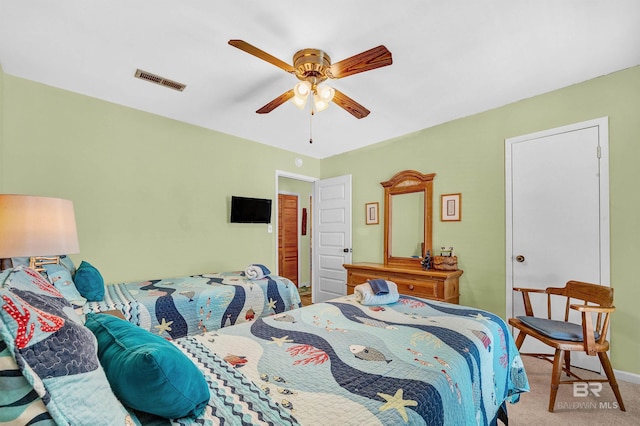 14752 State Highway 180, Gulf Shores, AL 36542 - carpeted bedroom with a ceiling fan