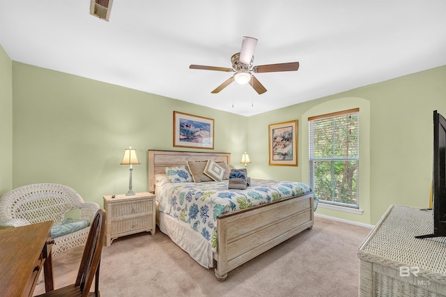 14752 State Highway 180, Gulf Shores, AL 36542 - bedroom with carpet floors and ceiling fan
