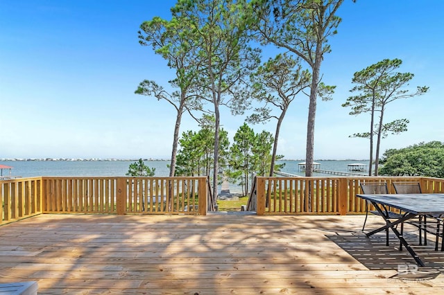 14752 State Highway 180, Gulf Shores, AL 36542 - deck featuring a water view