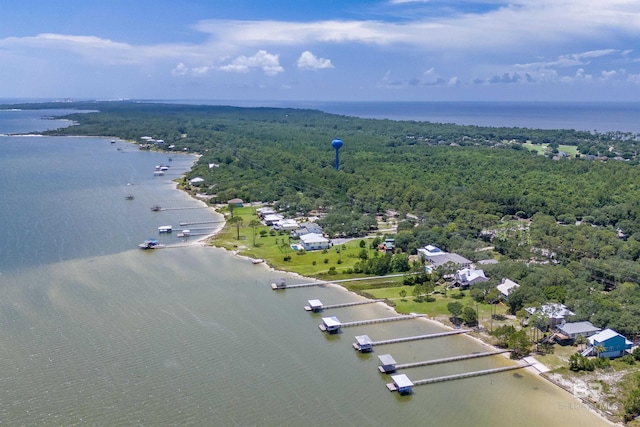 14752 State Highway 180, Gulf Shores, AL 36542 - bird's eye view of a large body of water and a heavily wooded area