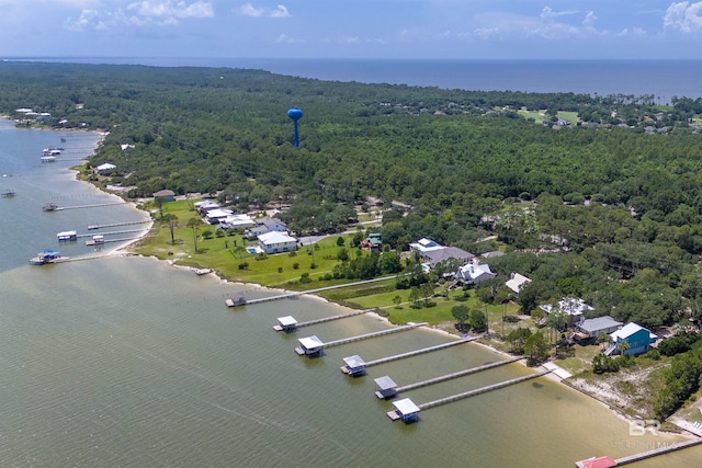 14752 State Highway 180, Gulf Shores, AL 36542 - drone / aerial view of a forest and a large body of water