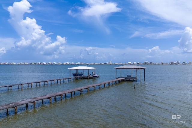 14752 State Highway 180, Gulf Shores, AL 36542 - dock area with a water view and boat lift