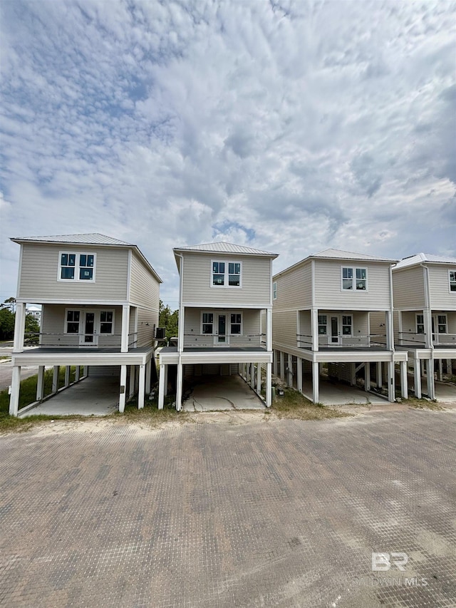 view of coastal inspired home