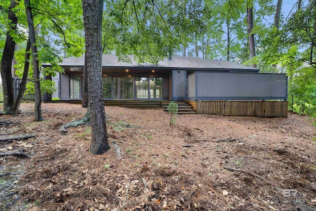6 Pirates Ln, Spanish Fort, AL 36527 - back of house featuring a sunroom